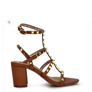 NEW EXE women's carol heeled sandals in tan